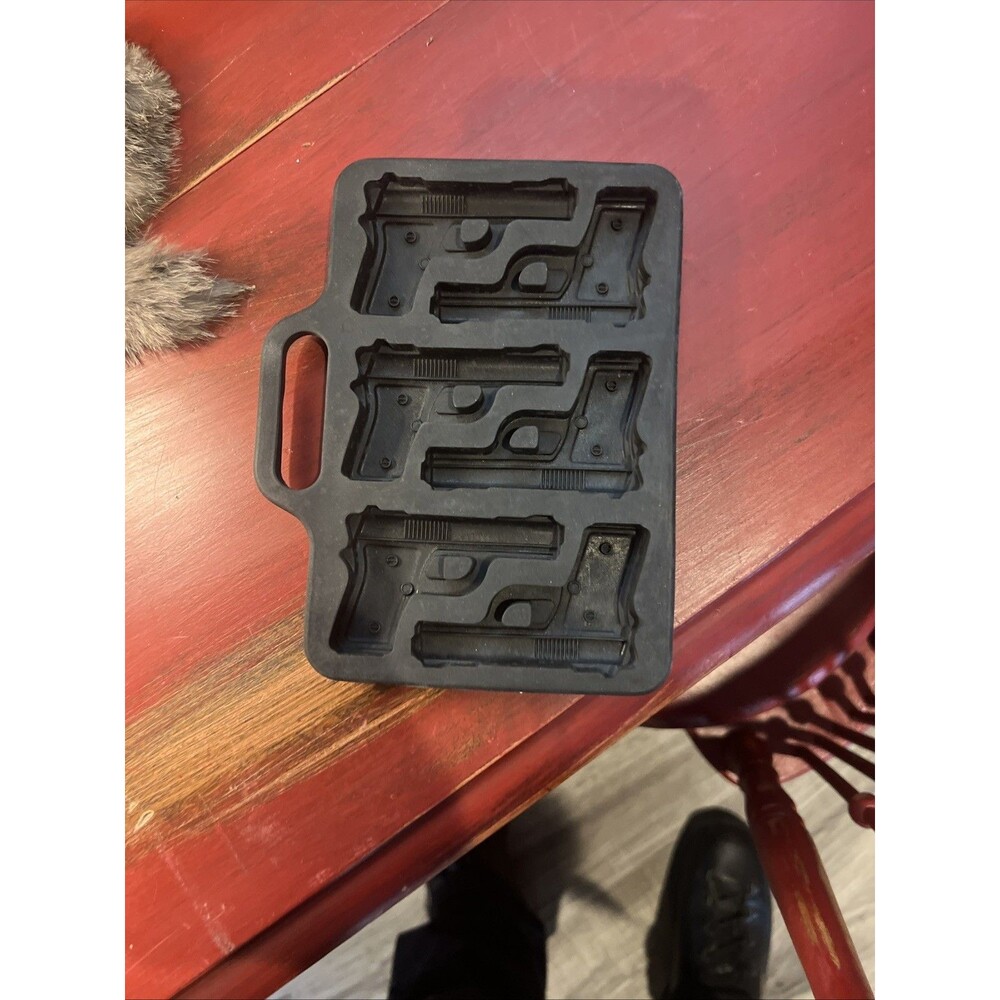 Genuine Fred FREEZE!  Silicone Handgun Ice Tray Chocolate Mold